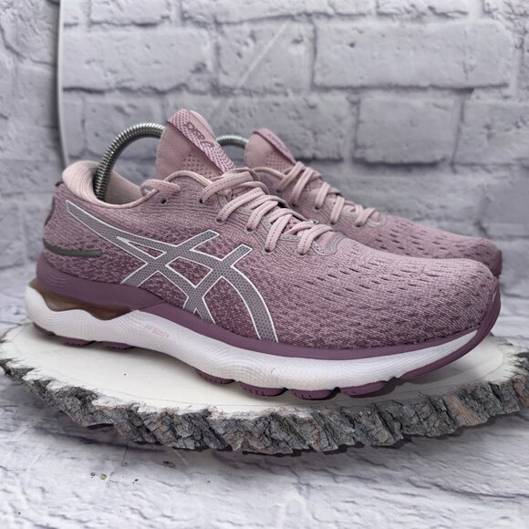Asics Womens Gel-Nimbus 24 1012B201 Pink Running Shoes Sneakers Size 9.5 - Picture 10 of 10